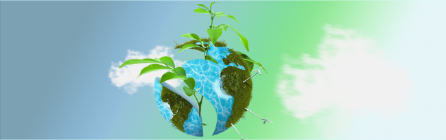 Sertras Meio Ambinete O mundo em formato Logo da Sertras apresentando icones de meio ambiente