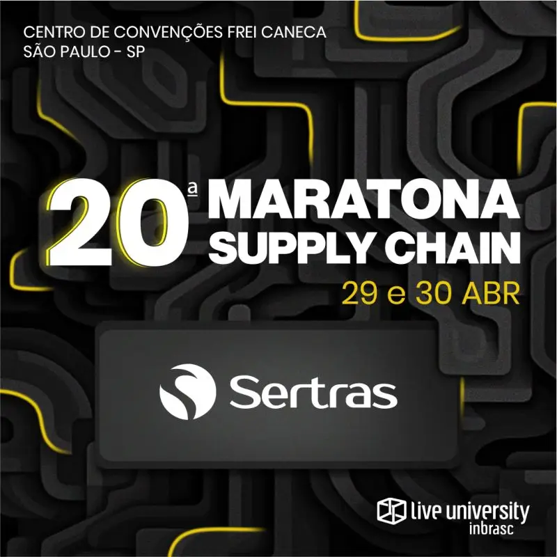 Sertras na maratona do Supply Chain