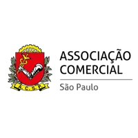 Logotipo da Associação Comercial de São Paulo (ACSP) com brasão e texto